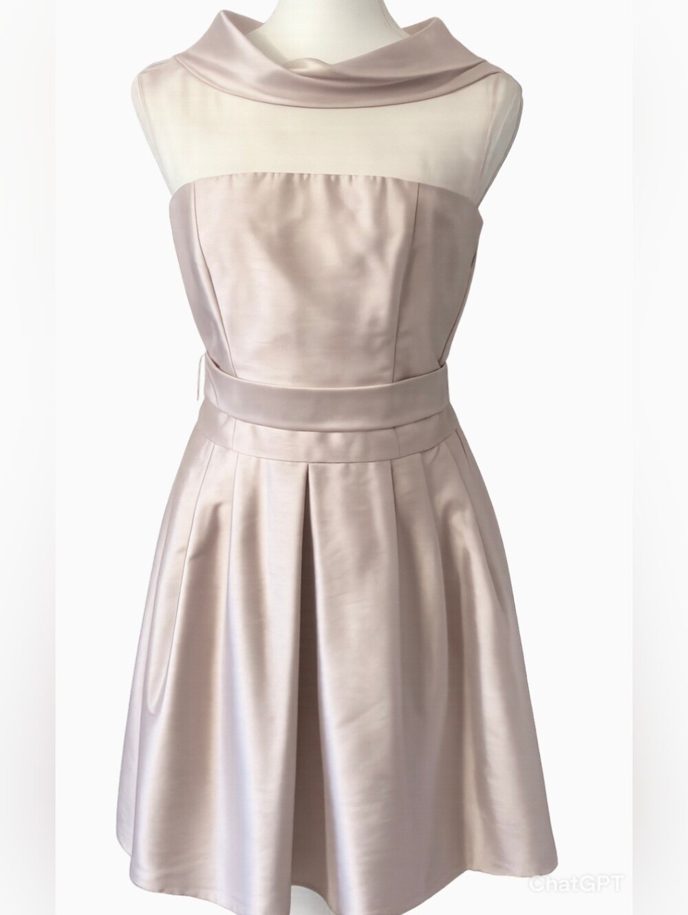 Vintage  Willow Glenn Pink Cocktail Dress Size 6